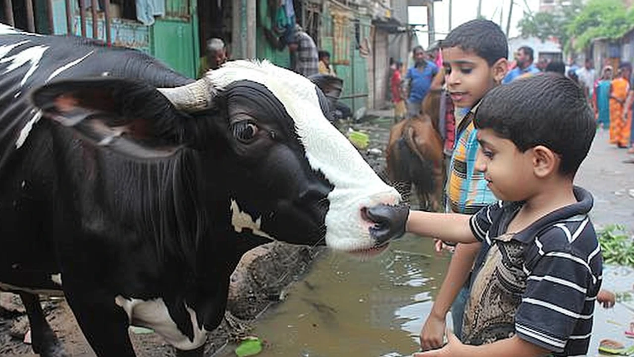 मुंबई के देओनार मंडी में ईद-उल-अजहा का जश्न: बकरों और भैसों की धूम