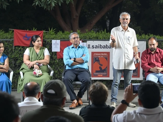 प्रोफेसर जी. एन. साईबाबा के संघर्ष और मानवाधिकारों के प्रति समर्पण को याद करते छात्र और शिक्षक