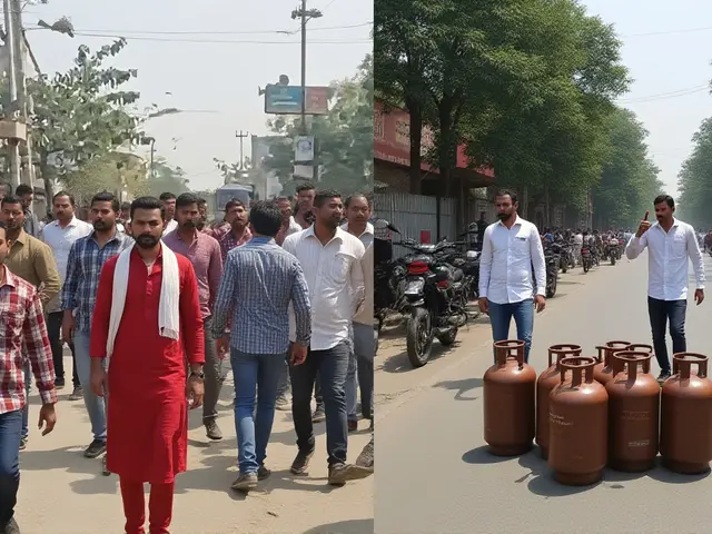 एलपीजी संकट: कांग्रेस ने किया विरोध, बिहार सरकार बोली नहीं होगी कमी