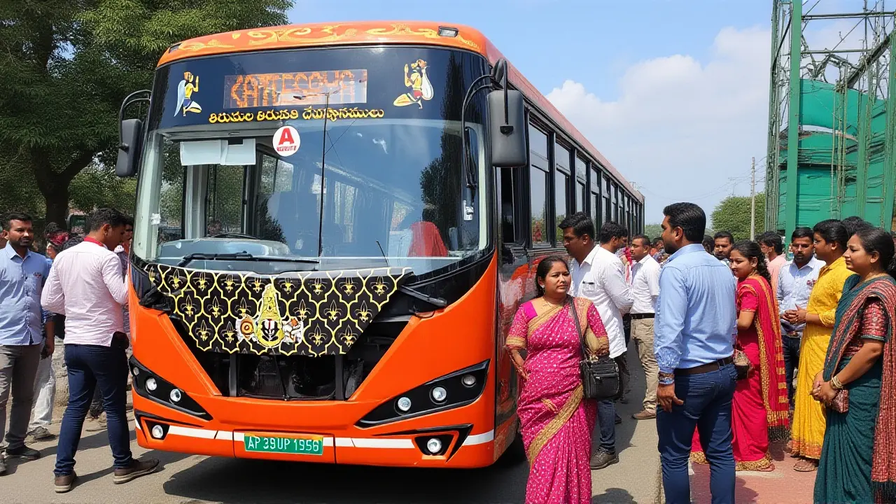 तिरुपति यात्रा आसान: पैदल यात्रियों के लिए मुफ्त इलेक्ट्रिक बस सेवा शुरू